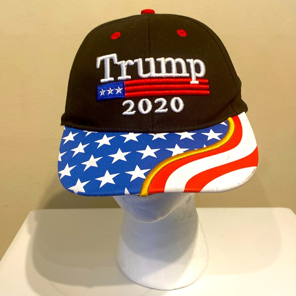 Unisex Adjustable Embroidered Trump 2020 Hat Baseball Cap patriotic brim OSFM
